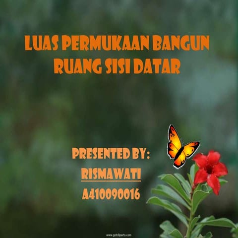 Luas permukaan bangun ruang sisi datar