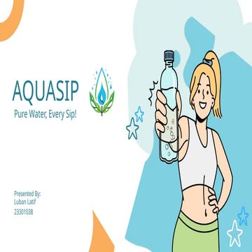 Aquasip Water Pure water pure sip of life.pptx