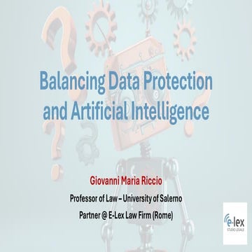 Balancing Data Protection and Artificial Intelligence