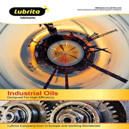 LUBRITA Europe B.V. brochure  - industrial lubricants
