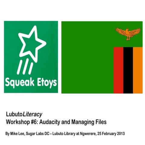 Sixth Workshop for LubutoLiteracy Program in Lusaka, Zambia 
