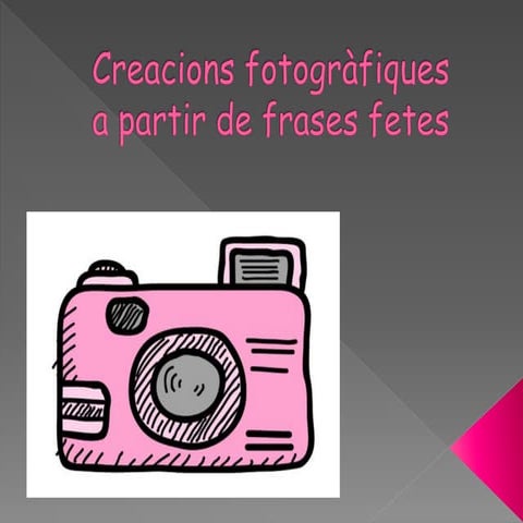 Creacions fotogràfiques a partir de frases fetes