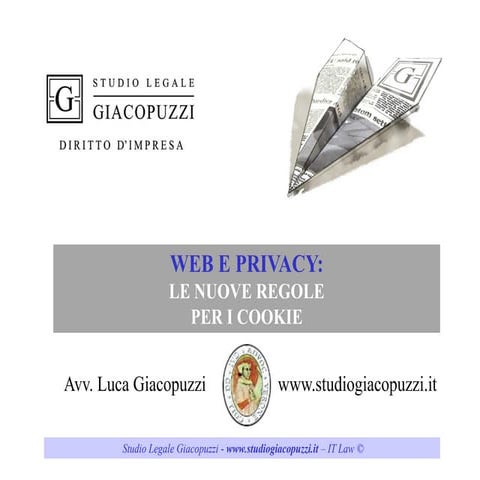 Web e privacy, le nuove regole per i cookies - festival ICT 2015
