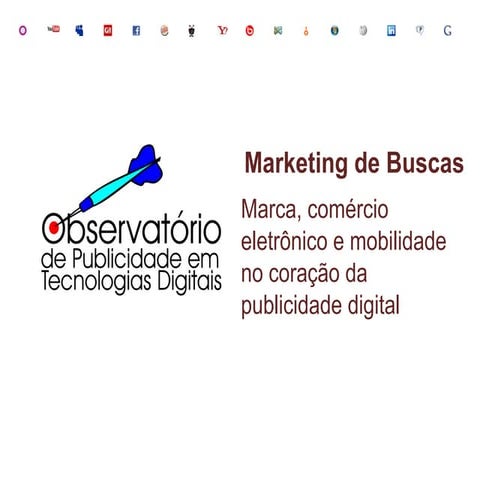 Marketing de Buscas, comércio eletrônico mobilidade