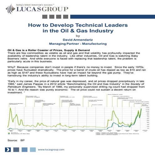 How to Develop Technical Leaders in the Oil & Gas Industry | PDF