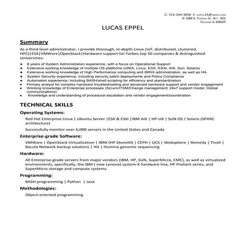 Resume - LG | PDF