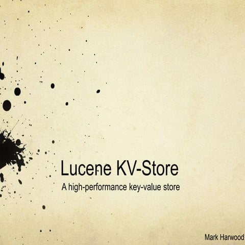 Lucene KV-Store