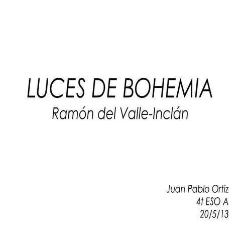 Luces de Bohemia