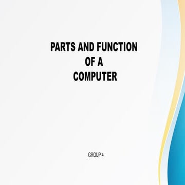 Parts  of a computer.... luchavez-3.pptx