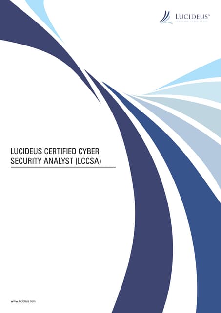 Lucideus Certified Cyber Security A...