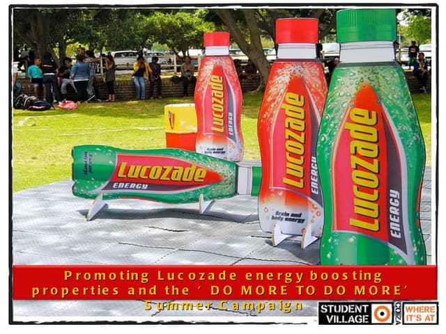 Student Village: Lucozade case study