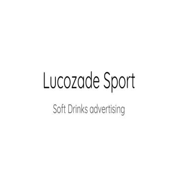 Lucozade final