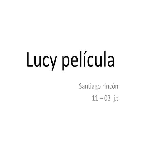 Lucy película