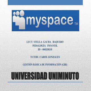 Lucy redes sociales myspace