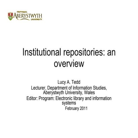 Institutional Repositories