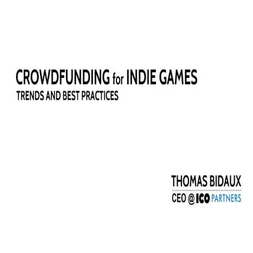 Ludicious 2014 - Crowdfunding numbers and trends