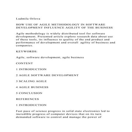 Ludmila Orlova HOW USE OF AGILE METHODOLOGY IN SOFTWARE DEVELO.docx
