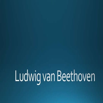 Ludwig van beethoven
