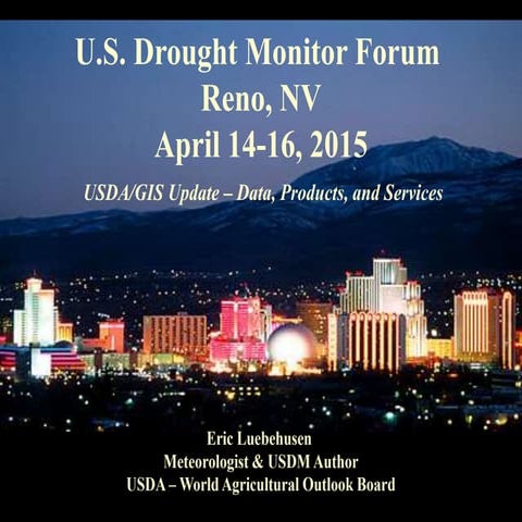 USDA/GIS Update - Data, Products & Services