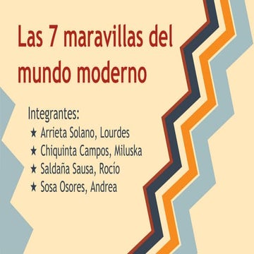 Las 7 maravillas del mundo