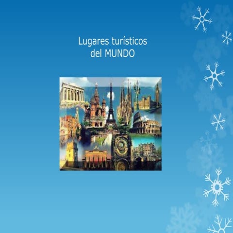 Lugares turísticos del mundo 