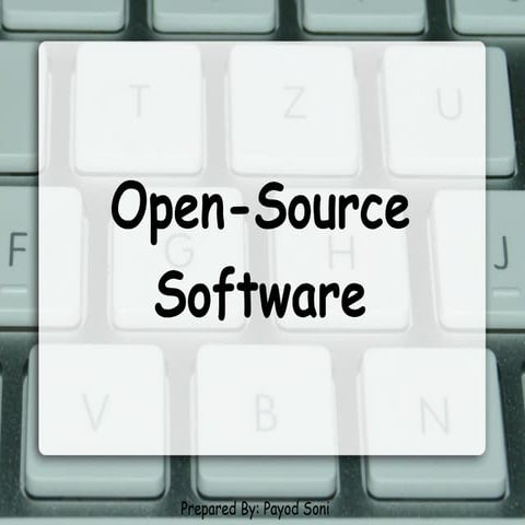 Open Source Softwares