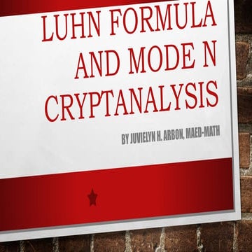Project sa Master's degree LUHN FORMULA.pptx image.