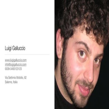 Luigi Galluccio Curriculum Vitae
