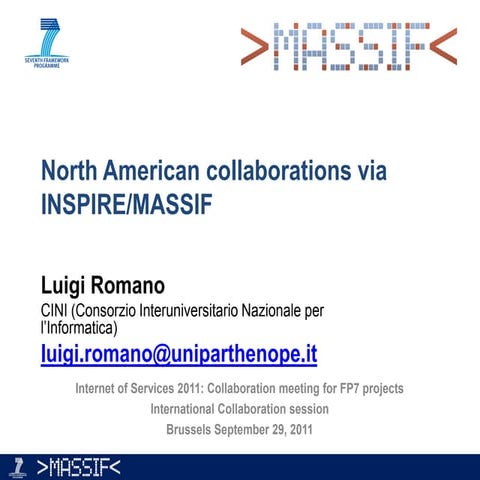 North American collaborations via INSPIRE/MASSIF