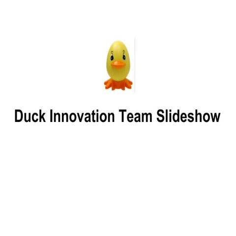 tips for presentations by the duck team