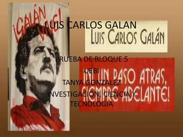 Luis carlos galan