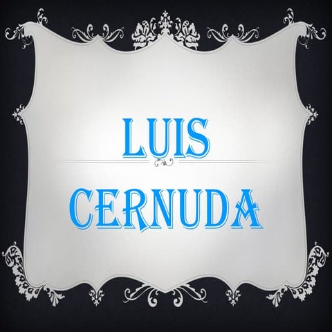 Luis cernuda