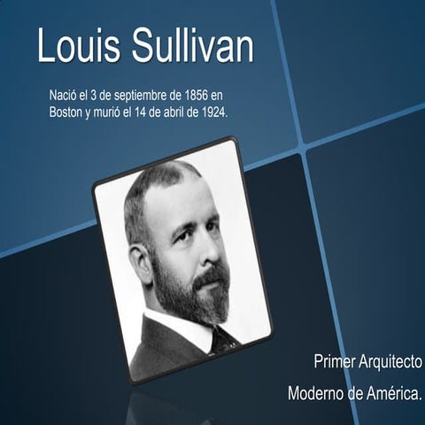 Luis henry sullivan | PPTX