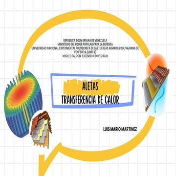 Aletas de transferencia de calor y aislante térmico.