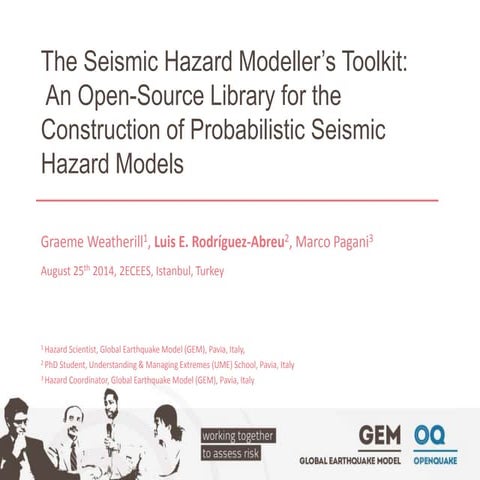 The Seismic Hazard Modeller’s Toolkit:  An Open-Source Library for the Const...