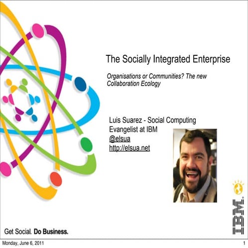 The Socially Integrated Enterprise: Organisations or Communities? The new Col...