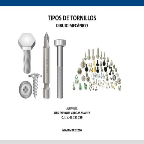 Tipos de tornillos