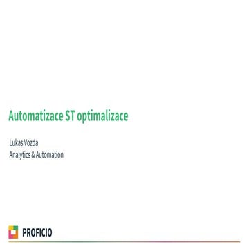 Automatizace search term optimalizace