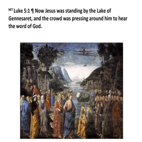 Evidence that Demands Change Luke 5.1-11 | PPT