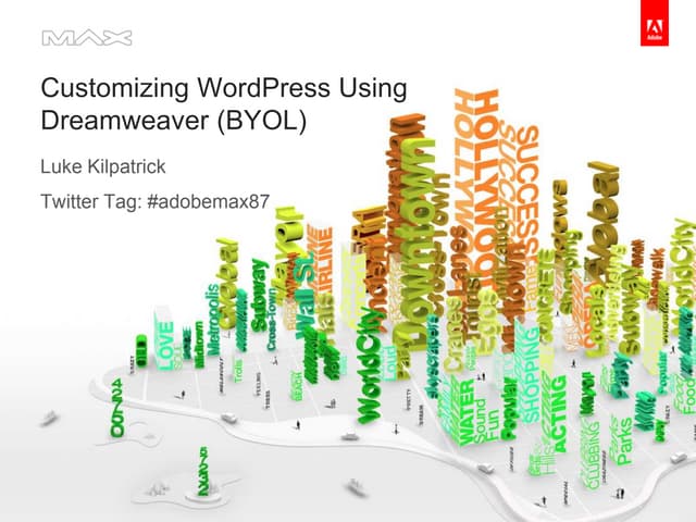Editing Wordpress in Dreamweaver