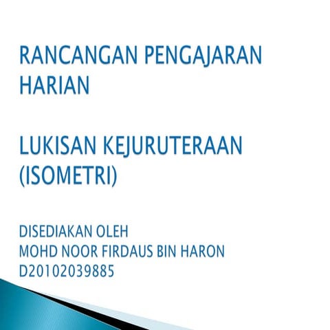 Lukisan kejuruteraan (isometri)