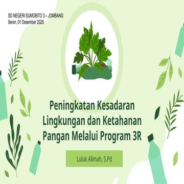 Peningkatan Kesadaran Lingkungan dan Ketahanan Pangan Melalui Program ...