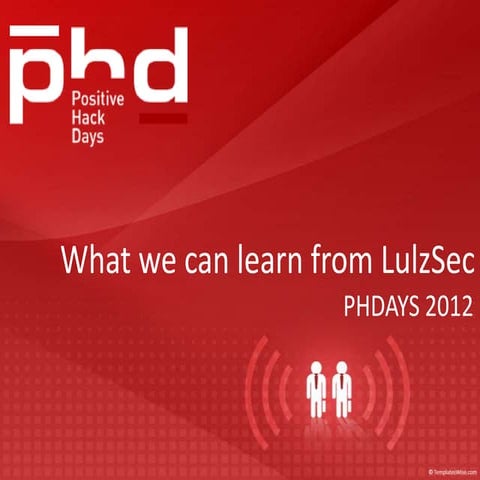 What we can learn from LulzSec