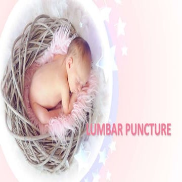 Lumbar Puncture PPT