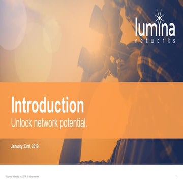 Lumina Networks Overview