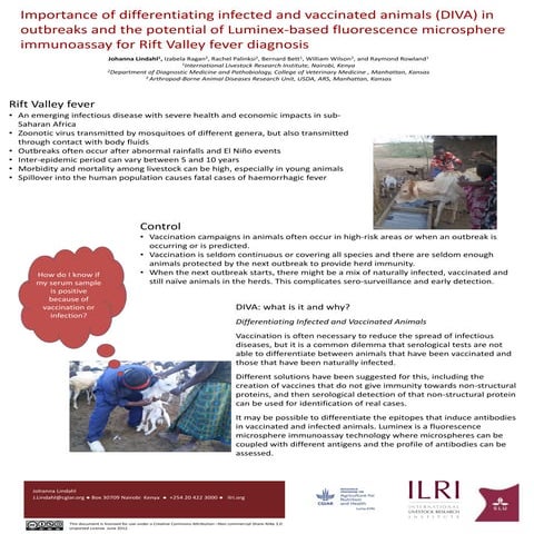 Importance of differentiating infected and vaccinated animals (DIVA) in outbr...