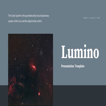 Lumino Presentation : Dark Color Version