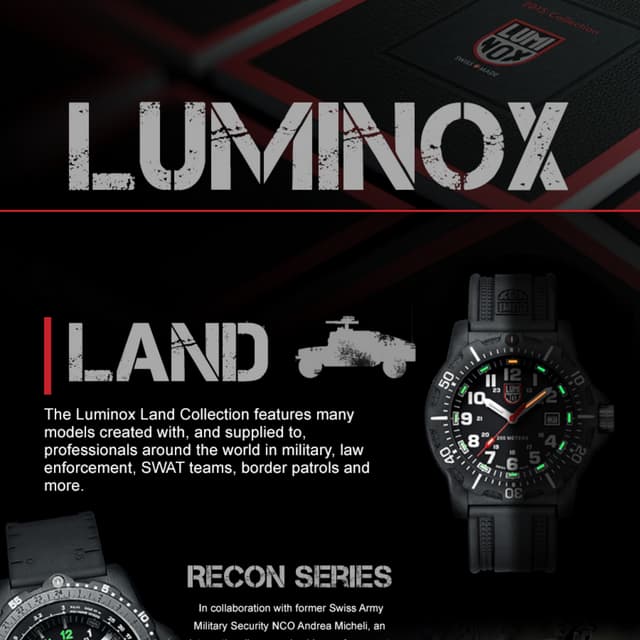 Luminox watches infographic | PDF
