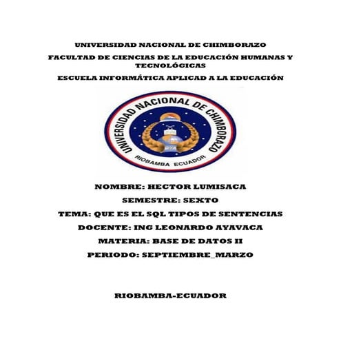 Lumisaca hector bdii_t3