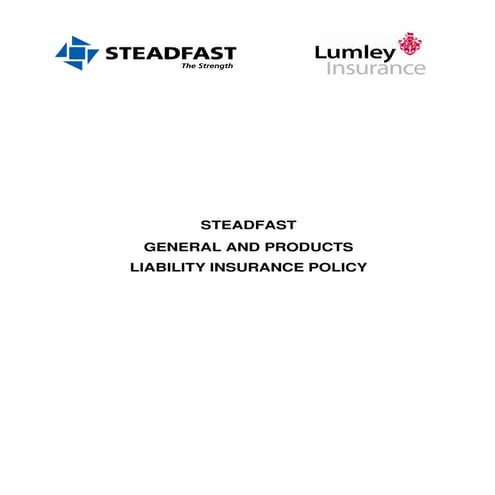 CGU Padlock PDS (Product Disclosure Statement / Policy Wording) | PDF